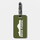 Étiquette À Bagage Boise S'Il Vous Plaît (Dos Vertical)