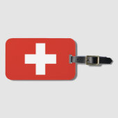 Étiquette À Bagage Boitier de téléphone indicateur Suisse (Devant Horizontal)