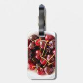 Étiquette À Bagage bol de cerises (Dos Vertical)