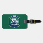 Étiquette À Bagage Bold Eagle Head Mascot Logo (Devant horizontal)