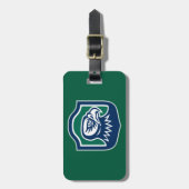 Étiquette À Bagage Bold Eagle Head Mascot Logo (Devant Vertical)