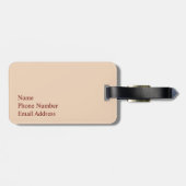 Étiquette À Bagage Bologne, Italie : Shopping sous la pluie (Dos horizontal)