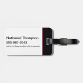 Étiquette À Bagage Bolton Sigil - Nos Lames Sont Sharp (Dos horizontal)