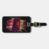 Étiquette À Bagage Bombe Boombox (Devant horizontal)