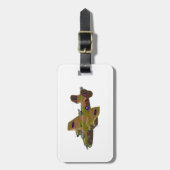 Étiquette À Bagage Bombe rétro du Peloton (Devant Vertical)