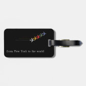 Étiquette À Bagage bon voyage (Dos horizontal)