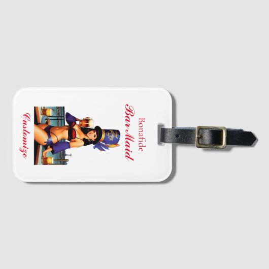 Étiquette À Bagage Bonafide barre serveuse Thunder_Cove (Devant Horizontal)