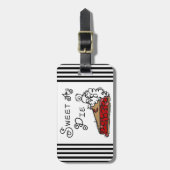 Étiquette À Bagage Bonbon comme tarte (Devant Vertical)