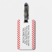 Étiquette À Bagage Bonbon comme tarte (Dos Vertical)