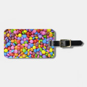 Étiquette À Bagage Bonbons colorés (Devant horizontal)