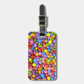 Étiquette À Bagage Bonbons colorés (Devant Vertical)