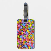 Étiquette À Bagage Bonbons colorés (Dos Vertical)