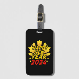 Étiquette À Bagage Bonne année 2024