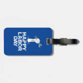 Étiquette À Bagage Bonne fête du travail (Dos horizontal)