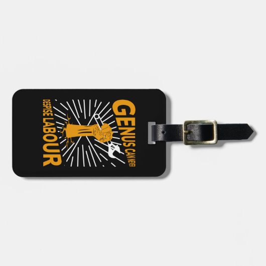 Étiquette À Bagage Bonne journée du travail Week-end (Devant horizontal)