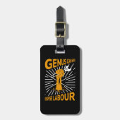 Étiquette À Bagage Bonne journée du travail Week-end (Devant Vertical)