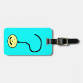 Étiquette À Bagage Bonne question souriante Mark Emoji, Art pour enfa (Devant horizontal)