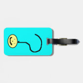 Étiquette À Bagage Bonne question souriante Mark Emoji, Art pour enfa (Dos horizontal)