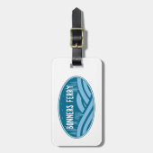 Étiquette À Bagage Bonners Ferry Idaho Extérieur (Devant Vertical)