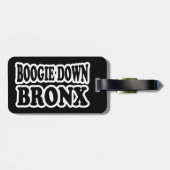 Étiquette À Bagage Boogie Down Bronx, NYC (Dos horizontal)