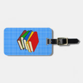 Étiquette À Bagage BOOKS Stacked (Devant horizontal)