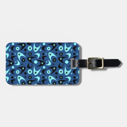 Étiquette À Bagage Boomerangs rétro (Devant horizontal)