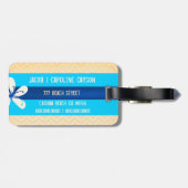 Étiquette À Bagage BORA BORA Groupe d'étiquettes de bagages (Dos horizontal)