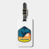 Étiquette À Bagage Borah Peak Idaho Sunrise (Devant Vertical)