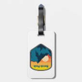 Étiquette À Bagage Borah Peak Idaho Sunrise (Dos Vertical)