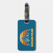 Étiquette À Bagage Borah Peak Retro Turquoise (Dos Vertical)