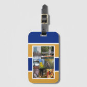 Étiquette À Bagage Boston, Massachusetts (Devant Vertical)