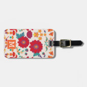 Étiquette À Bagage Botaniques colorées personnalisées (Devant horizontal)