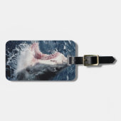 Étiquette À Bagage Bouche de requin élevée ouverte (Devant horizontal)