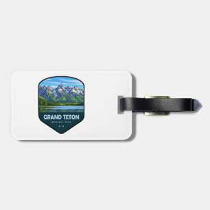 Étiquette À Bagage Bouclier du Parc National de Grand Teton