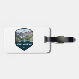 Étiquette À Bagage Bouclier du parc national de Rocky Mountain