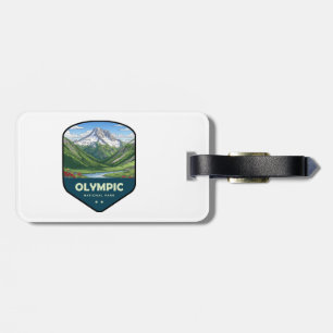 Étiquette À Bagage Bouclier du parc national Olympique