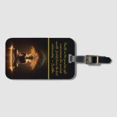 Étiquette À Bagage Bouddha brille sous l'arbre sacré (Devant Horizontal)