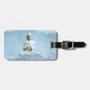 Étiquette À Bagage Bouddha dans les nuages
