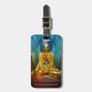 Étiquette À Bagage Bouddha dans une alcôve ornée