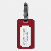 Étiquette À Bagage Bouddhisme : Double hache (Dos Vertical)