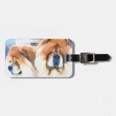 Étiquette À Bagage Bouffe de heARTdog d'OCCASION et de CHLOE (Devant horizontal)