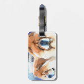 Étiquette À Bagage Bouffe de heARTdog d'OCCASION et de CHLOE (Dos Vertical)