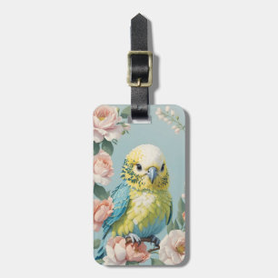 Étiquette À Bagage Bougie De Bébé Jaune Et Bleu Cute Boudin