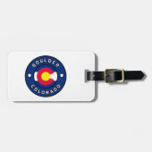 Étiquette À Bagage Boulder Colorado (Devant horizontal)