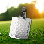 Étiquette À Bagage Boule de golf avec texte personnalisé<br><div class="desc">Design unique pour le golfeur décontracté au professionnel de Heart. Classé et unique,  cela impressionnera sûrement vos copains de golf lors du prochain tournoi ou rassemblement. Customisez cette balle de golf avec le texte de votre choix.</div>