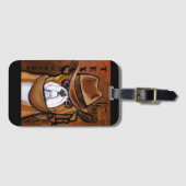 Étiquette À Bagage Bouledogue        (Devant Horizontal)