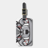 Étiquette À Bagage bouledogue (Devant Vertical)