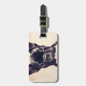 Étiquette À Bagage Bouledogue français (Devant Vertical)