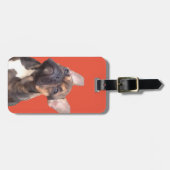 Étiquette À Bagage Bouledogue français (Devant horizontal)