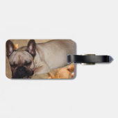 Étiquette À Bagage Bouledogue français loisirs Bouledogue français (Dos horizontal)